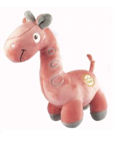 Peluche jirafa rosada