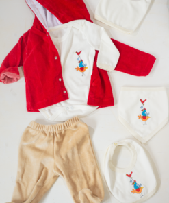 Ajuar Tenida chaqueta roja y pantalón
