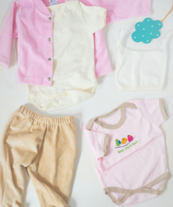 Mi Primera Tenida con Chaqueta Rosada Niña